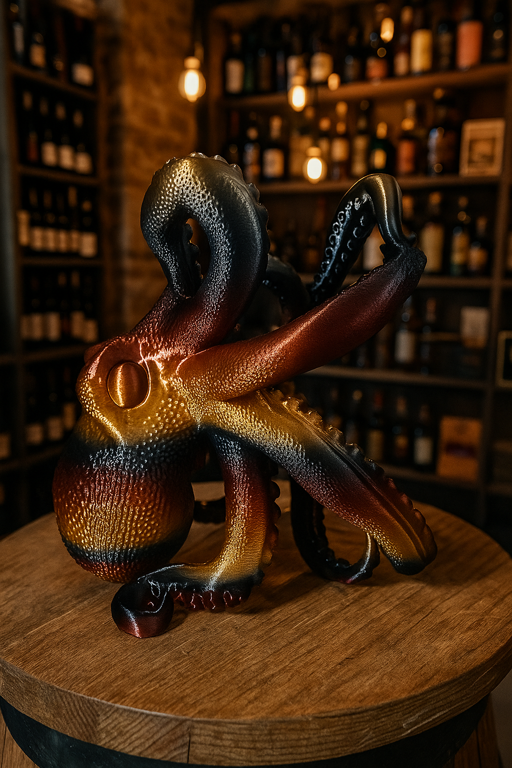 Octopus Weinflaschenhalter