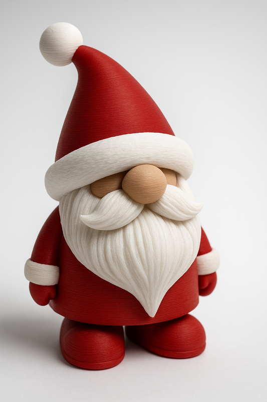Weihnachtsgnom als Weihnachtsmann